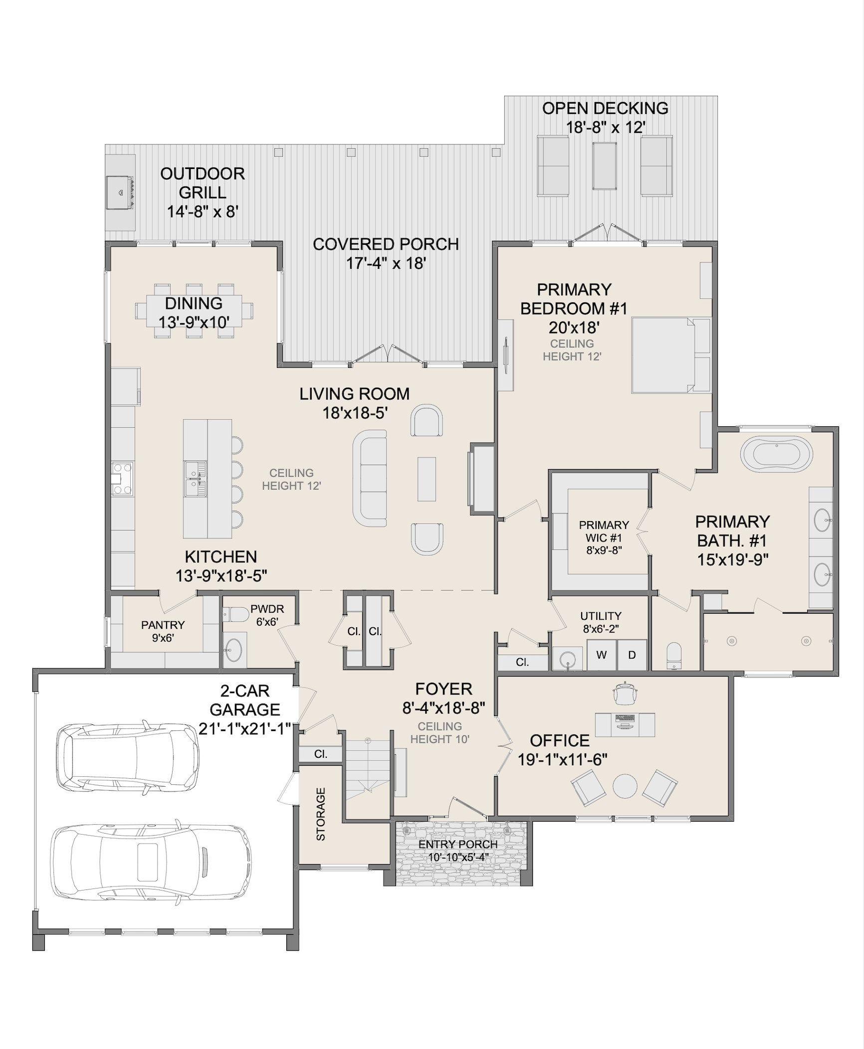 THE SILVER BIRCH HOUSE. Floor Plans for Family Houses, New House Plans