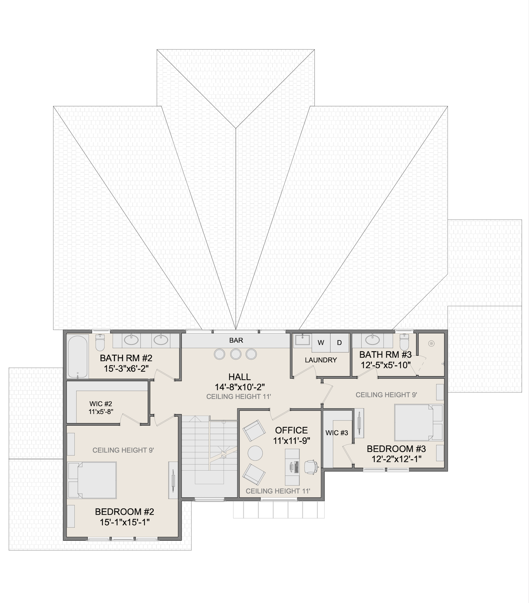 THE SILVER BIRCH HOUSE. Floor Plans for Family Houses, New House Plans